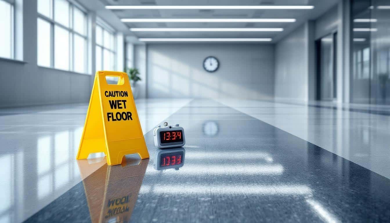 How Long Do Polished Floors Take to Dry?