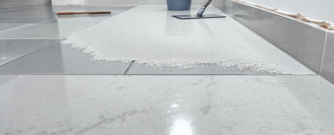 How to Install Polished Concrete Floors Over Tiles