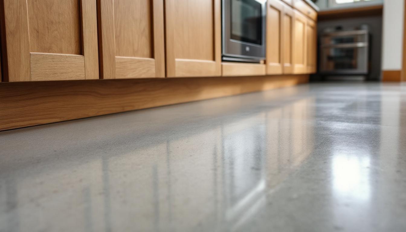 How to Install Polished Concrete Kitchen Floors