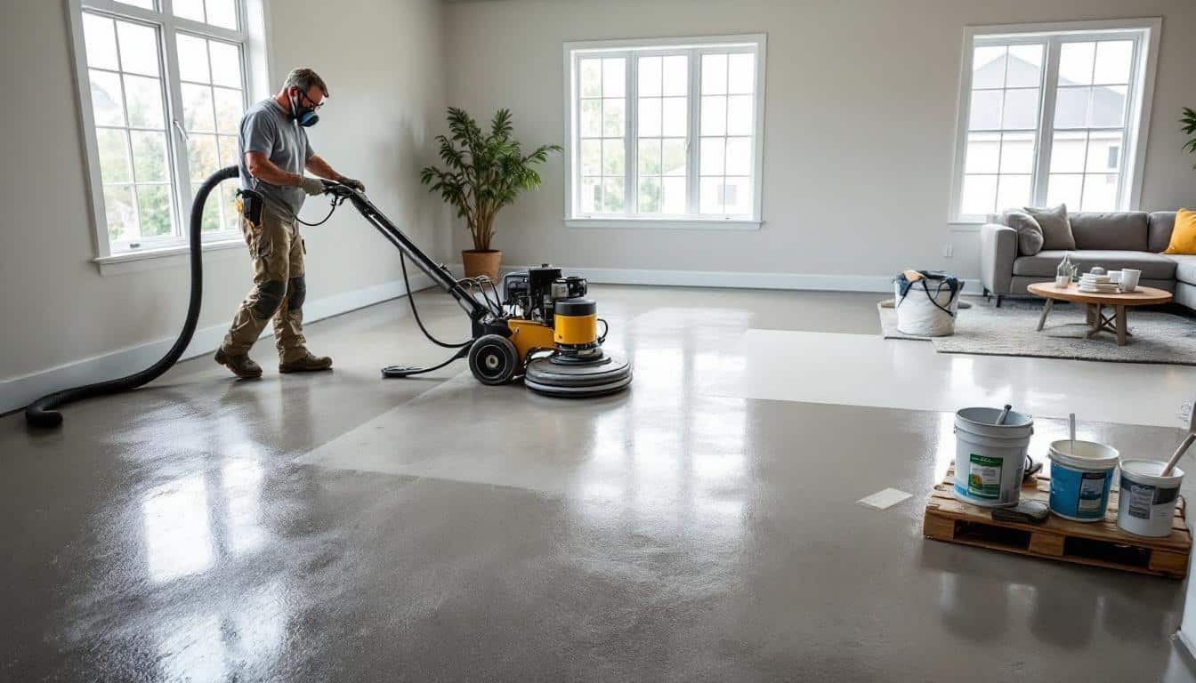 How to Install Polished Concrete Residential Floors