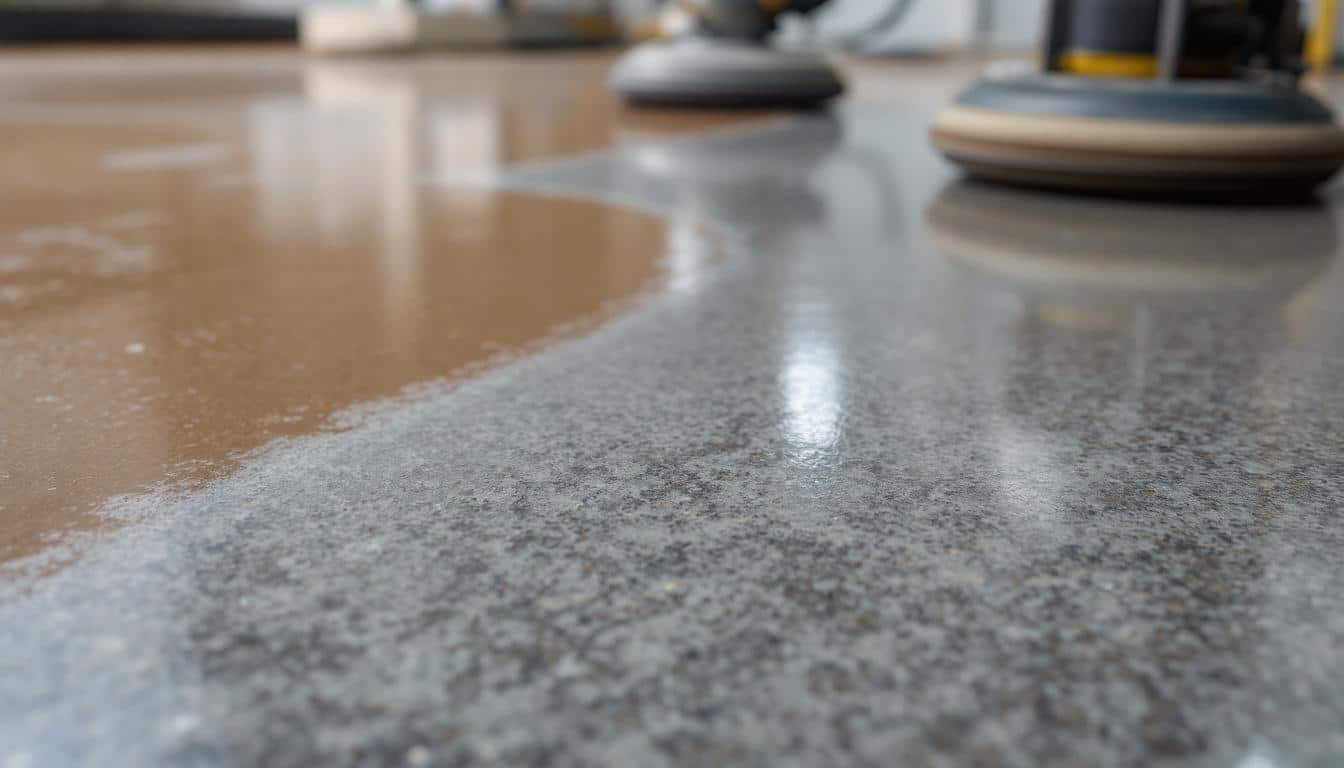 Staining and Polishing Concrete Floors Process