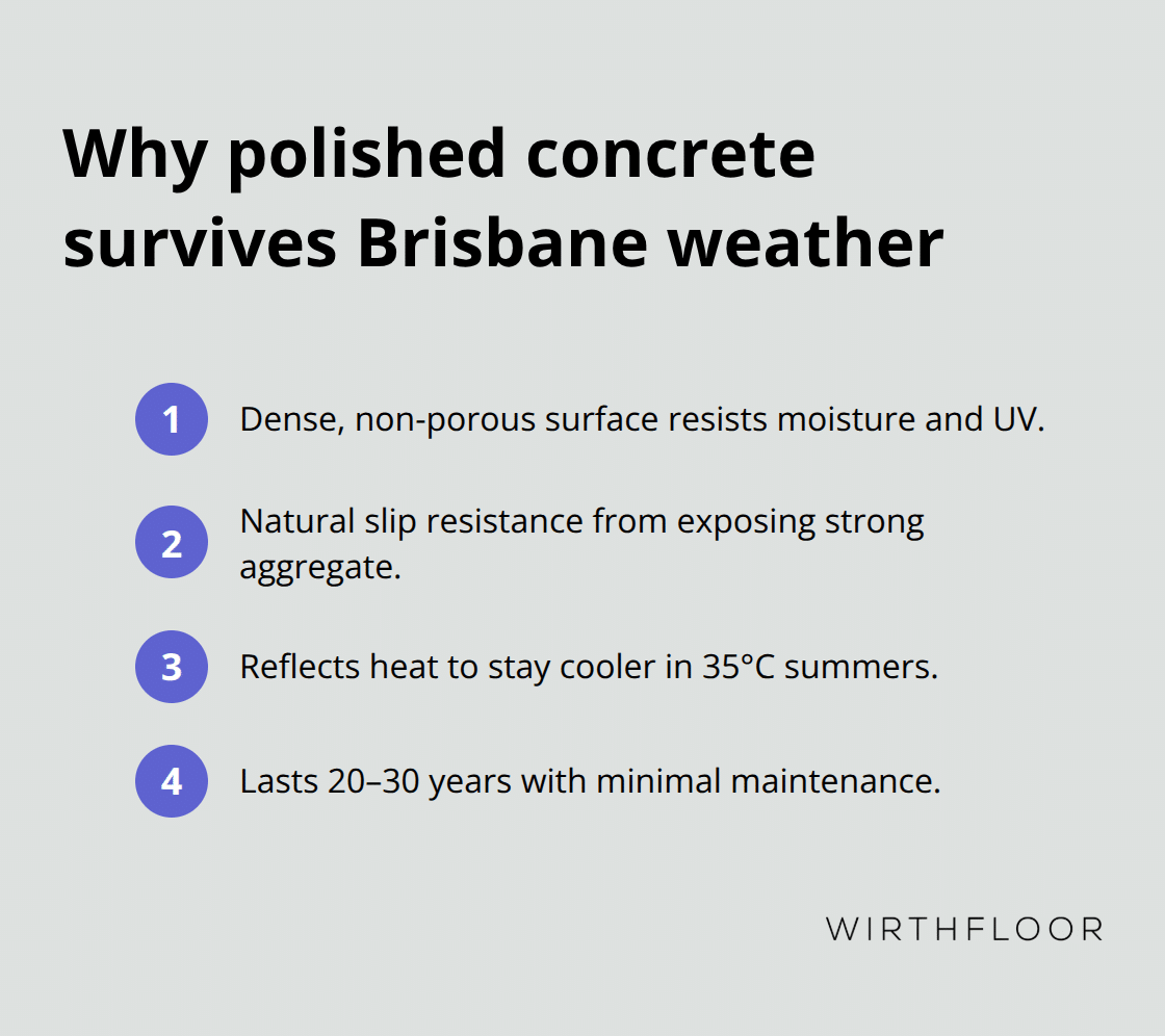 Key reasons polished concrete outperforms outdoors in Brisbane - external concrete finishes