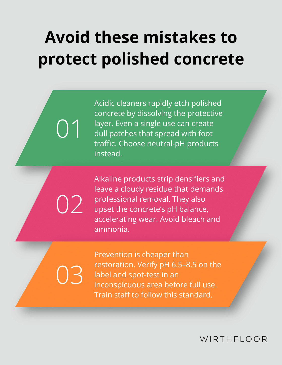 Three key mistakes that ruin polished concrete and how to prevent them - polished concrete floors maintenance